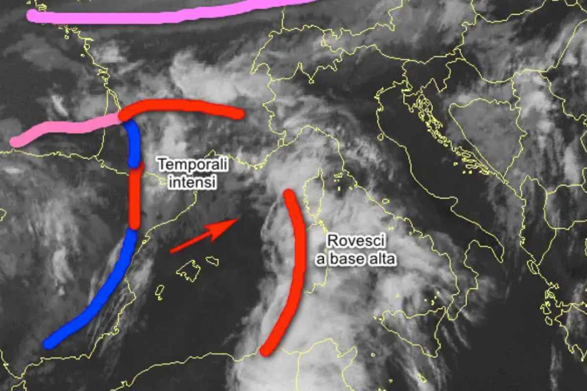 La cartina di Meteo.it